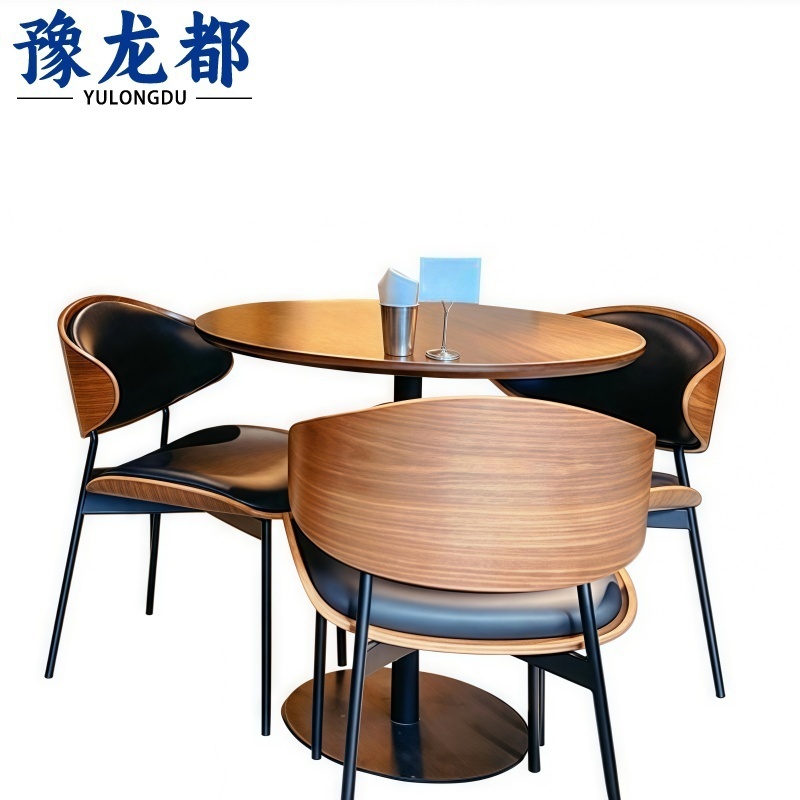 豫龙都 休闲桌椅 一桌三椅 套