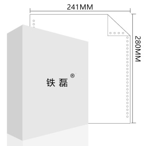铁磊 针式电脑打印纸241-2 1000页/箱