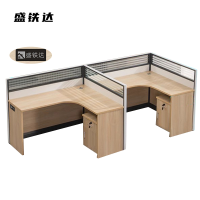 盛铁达 F型双人办公位1200*2800*1100mm STD-XTGW23 套