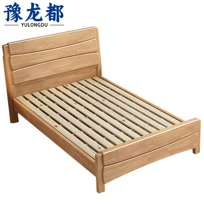 豫龙都 实木床 1.35m 张