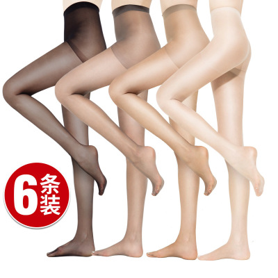 南极人夏季薄款连裤袜菠萝袜压力袜裤袜打底裤丝袜6双装