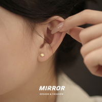 999纯银猫爪耳钉女耳环耳饰小巧精致闺蜜礼物可爱学生新款送女朋友老婆情人节七夕生日礼物