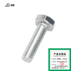 达昭 镀锌螺栓 1000条 M6*45mm Q235 4.8级