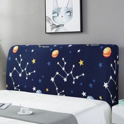 床头罩套床头套软包防尘罩靠背罩子保护套1.8米弹力布1.5床北欧风 星座 2.0米(适合1.9-2.1米床头使用)