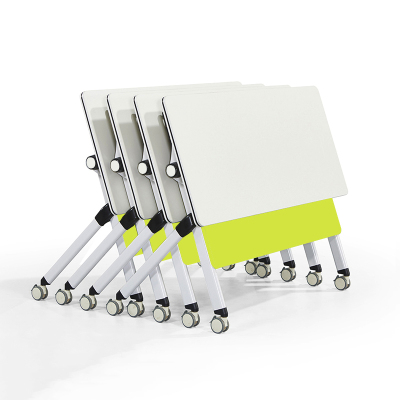 慧采云 培训桌折叠桌会议桌洽谈桌长条会议桌组合移动折叠双人课桌