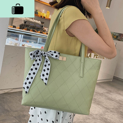 大包包女包新款2020网红春夏大容量单肩手提包时尚韩版菱格托特包NEW LAKE