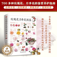 [醉染正版]正版 玫瑰花月季花图鉴 植物科普百科全书书籍自然科学读物百科全书养花养植物养护指南玫瑰月季基础知识科普特