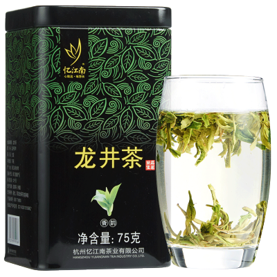 忆江南绿茶龙井茶叶龙井春茶雨前龙井散装75g
