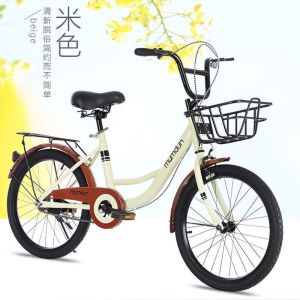 实心胎免充气轻便中小学生儿童男女式单车22/24寸共享自行车