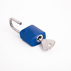 中犀ZX-43 30mm 加长塑钢通开 叶片锁 (计价单位:个) 蓝色