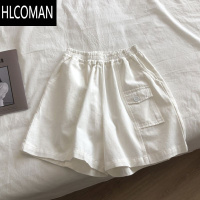 HLCOMAN特大码韩版宽松潮2-300斤夏季中腰口袋短裤男女休闲潮百搭五分裤