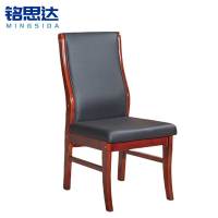 铭思达实木会议椅高背把