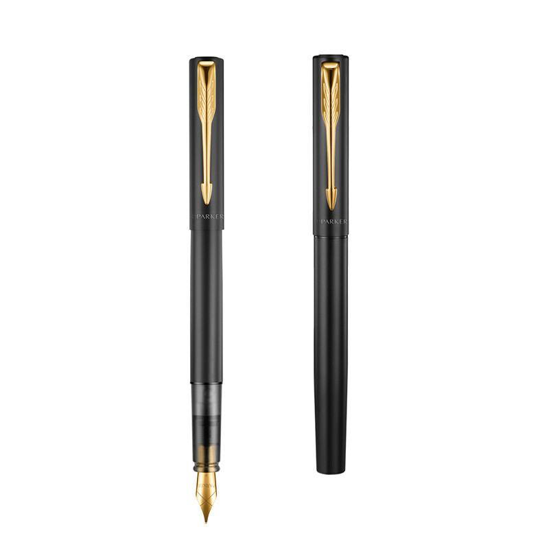 派克(PARKER)威雅XL入门级黑色金夹 墨水笔