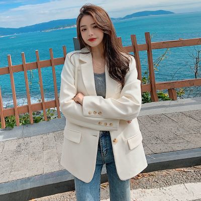 西装外套小个子女2021韩版宽松套装网红设计感春秋小西服上衣寻梦记