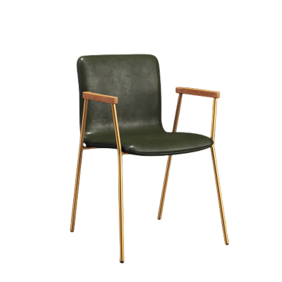 鑫环境 现代简约餐椅小户型家用靠背椅子扶手洽谈会议椅设计师电脑办公椅