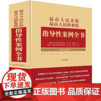 2024新版 最高人民法院 最高人民检察院指导性案例全书 第4版 中国法制出版社 9787521645095