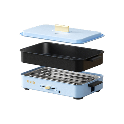 炊大皇(COOKER KING) 多功能电烤炉3L(料理锅) 1300W大火力 CDH-SL1301