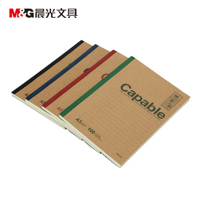 晨光(M&G)APYJX550 笔记本 Capable-A5无线装订本100页550APYJX550 5本/件 2件装