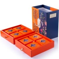 旗山矿 花香月韵920g中秋月饼礼盒 五仁板栗奶黄苏式中式糕点 徐州特产