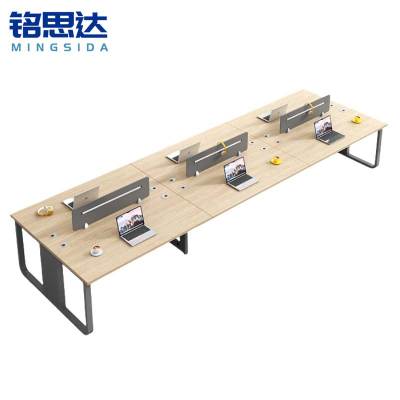 铭思达屏风工位六人张