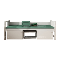 洛泰远 制式营具单人床营房宿舍铁架床钢制组合单人床公寓床含床下柜