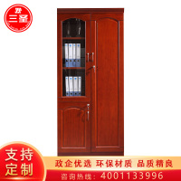 三圣 办公家具油漆挂衣柜书柜书橱文件柜办公室资料柜档案柜储物柜 二门