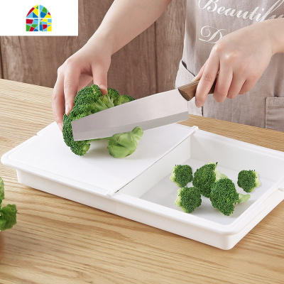 日式三合一菜板料理砧板 家用多功能水果蔬菜沥水刀板案板 FENGHOU