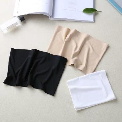 防走光抹胸少女一片式无肩带裹胸防滑学生打底内衣一字围内搭威珺