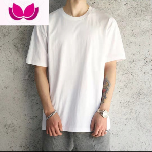 七斓日系衬衫男短袖夏季休闲潮流设计感拼接清爽宽松男士薄款白色衬衣