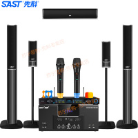 先科(SAST)A18家庭影院套装2 5.1家庭影院音响套装家用电视客厅壁挂落地音箱 (黑色)