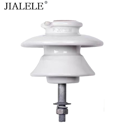 JIALELE 瓷式针式双层绝缘子连接副 P-20T双层 个