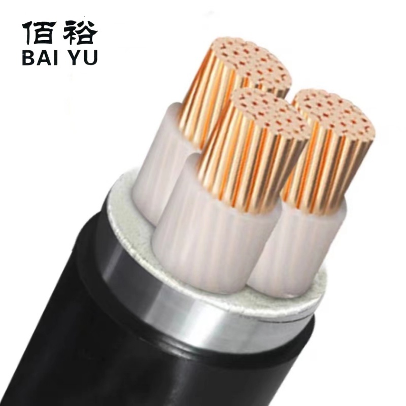 佰裕 铜芯电缆 ZC-YJV 0.6/1KV 4*10 米