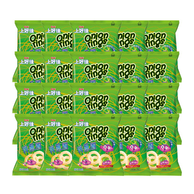 上好佳膨化礼包浓浓香味鲜香酥脆美味洋葱圈20包