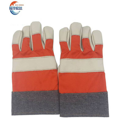 际华宏达 帆布牛皮手套 JHHD-30/双