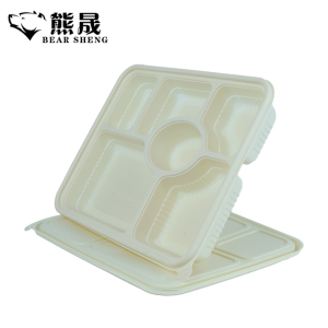 熊晟 一次性降解打包餐盒 1200ml 200个/箱