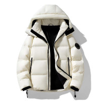 冬季新款羽绒服男士加厚白鸭绒青少年保暖潮牌连帽面包服男装外套