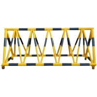 浪伍 拒马移动护栏 76-50管黄黑 /米