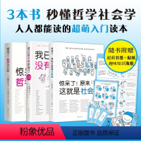 [正版] 哲学社会学入门读本3册套装 惊呆了!原来这就是社会学 哲学这么好 我已经没有烦恼了:东方哲学与分析哲学 图书