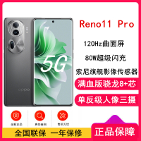 [全新]OPPO Reno11 Pro 曜石黑 12GB+256GB 5000万单反级人像三摄 满血版骁龙8+芯 80W超级闪充 5G手机