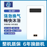 顶回美 智能电器 浴霸(SE-387)安全速热 强劲双核取暖浴霸卫生间多功能浴室