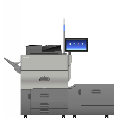 理光彩色生产型数字印刷系统PROC5300S(高生产力打印复印扫描)配小册子装订器SR5100