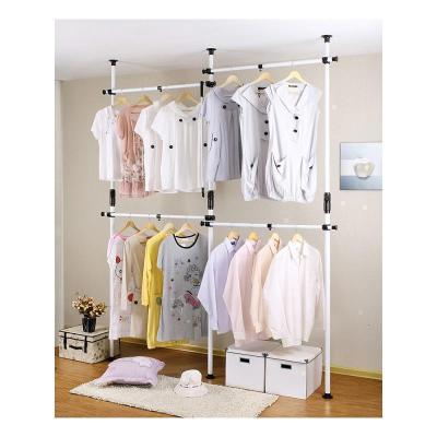 BONJEAN简易落地衣帽间衣柜开放式衣架晾衣架顶天立地卧室置物架挂衣帽架