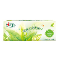 心相印抽纸茶语纸面巾3层家用软抽100抽*1包DT3100
