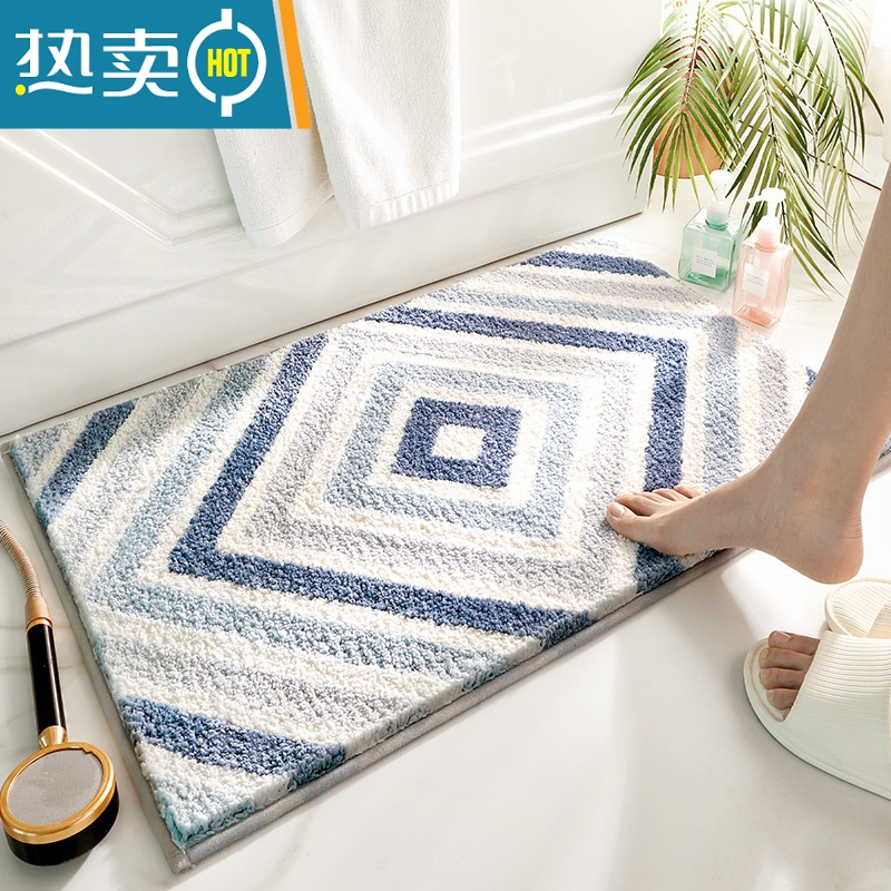 敬平地垫卫生间吸水浴室进门防滑入户门垫子卧室门口脚垫厕所地毯防滑垫