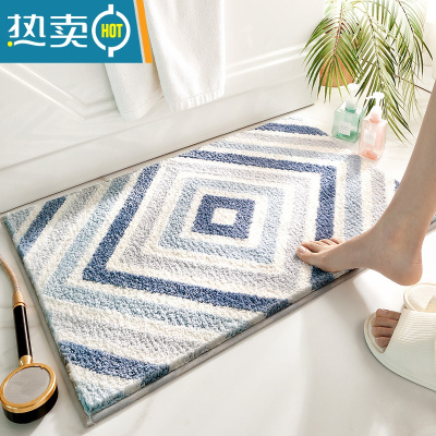 敬平地垫卫生间吸水浴室进门防滑入户门垫子卧室门口脚垫厕所地毯防滑垫