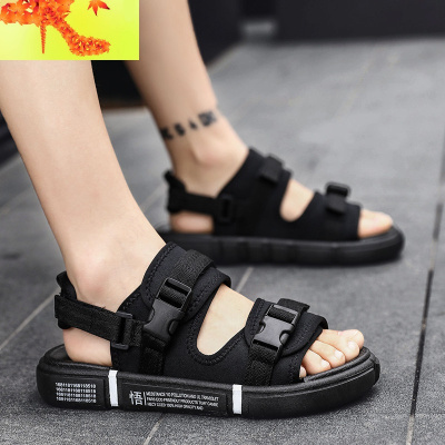 夏季青少年凉鞋男韩版潮流百搭11中大童男孩13初中学生凉拖鞋15岁简畅