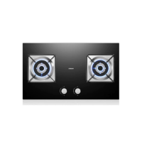 老板(Robam)5.2kW燃气灶自营双眼灶煤气灶单灶具台嵌两用灶煤气炉钢化玻璃炉灶带熄火保护30B5X(天然气)