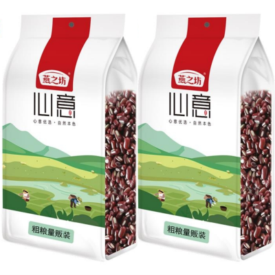 燕之坊赤小豆1kg*2袋颗粒饱满香糯可口五谷杂粮粗粮粥饭