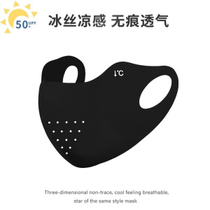 防晒口罩女防紫外线高颜值护眼角全脸夏季透气冰丝无痕遮阳面罩3759Z