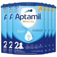 [6罐装]Aptamil德国原装进口爱他美经典版2段6-10个月婴幼儿配方奶粉800g